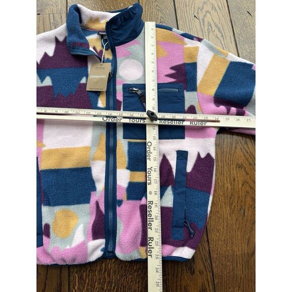 Patagonia Women's Synchilla Jacket Frontera: Marble Pink Size XS NWT ($149 Org.) - Picture 6 of 8